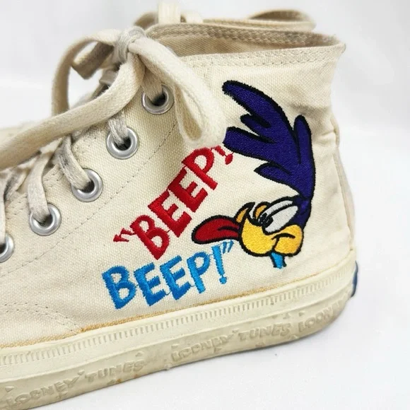 KEDS Looney Tunes hightop sneakers Retro “ The Roadrunner” Size 6 1/2 US - Picture 4 of 8